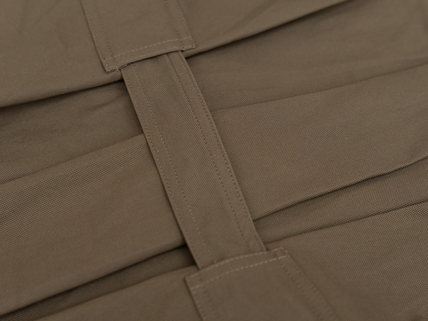 Cotton Cap-Sleeves Dress - Brown
