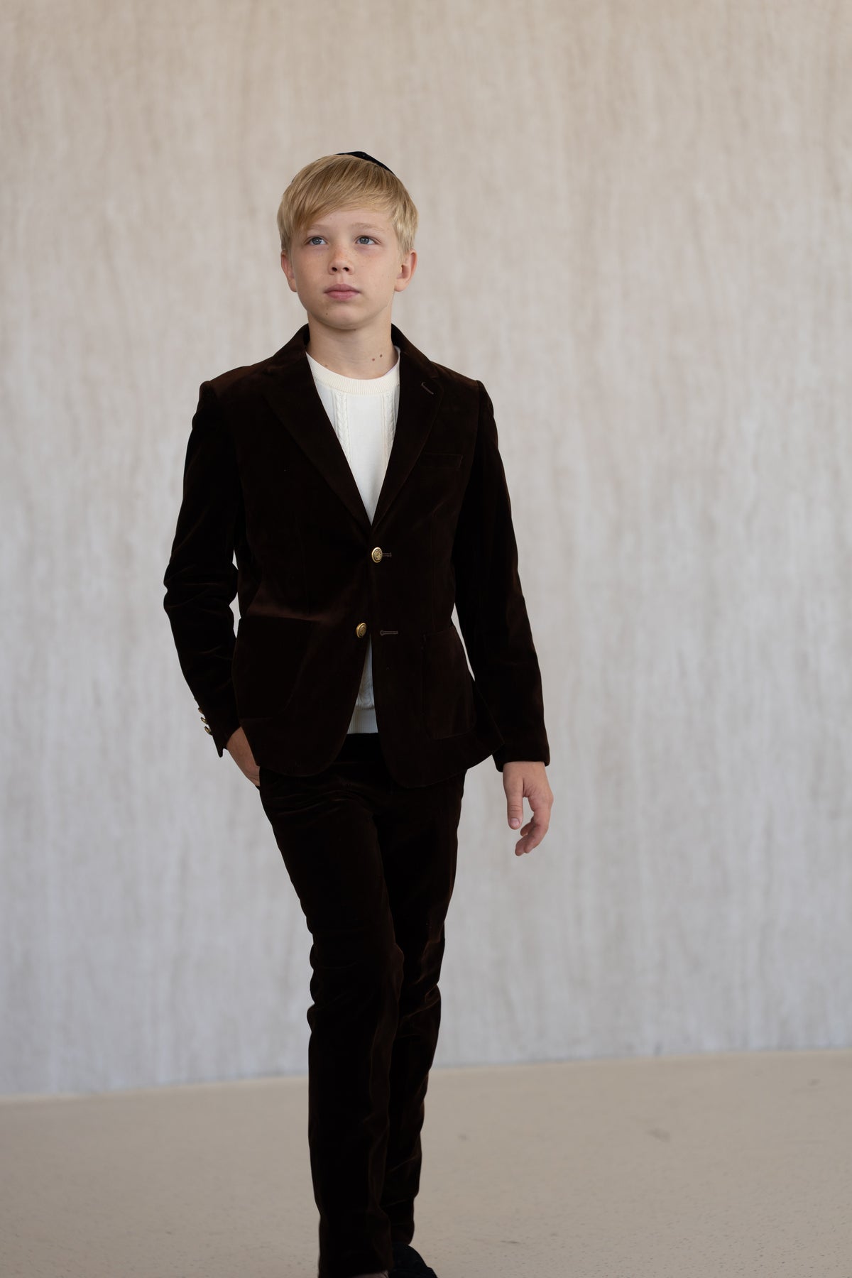 Velvet Jacket - Brown