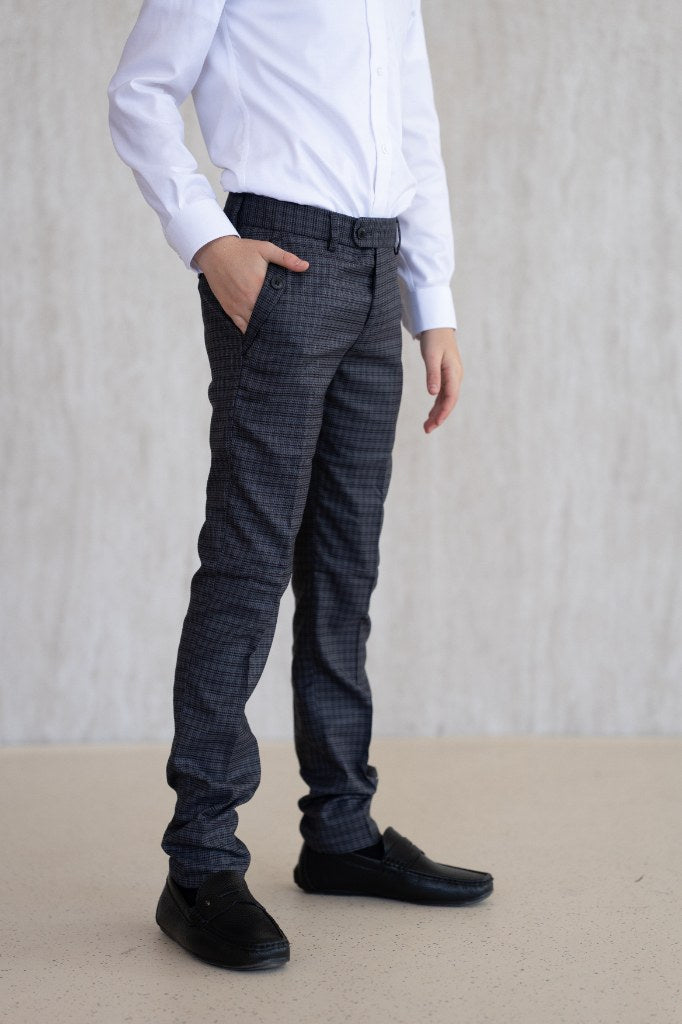 Pepita Trousers - Grey