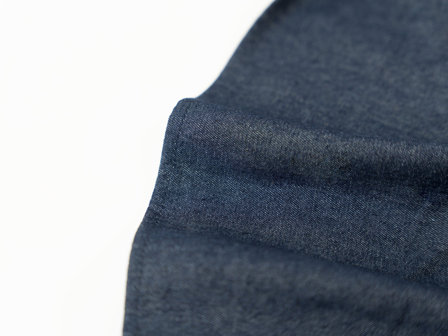 Lace-Up Denim Skirt - Blue