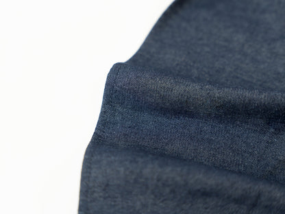 Lace-Up Denim Skirt - Blue