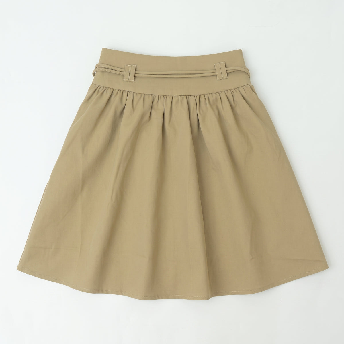 Tie-Front Skirt - Mocha