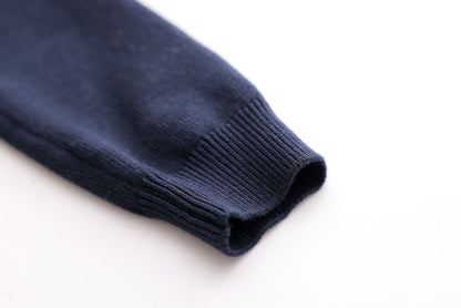 Cable-Knit Cardigan - Blue