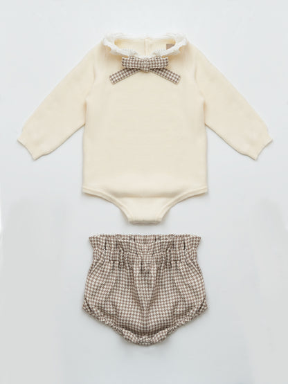 Pepita Set - Cream