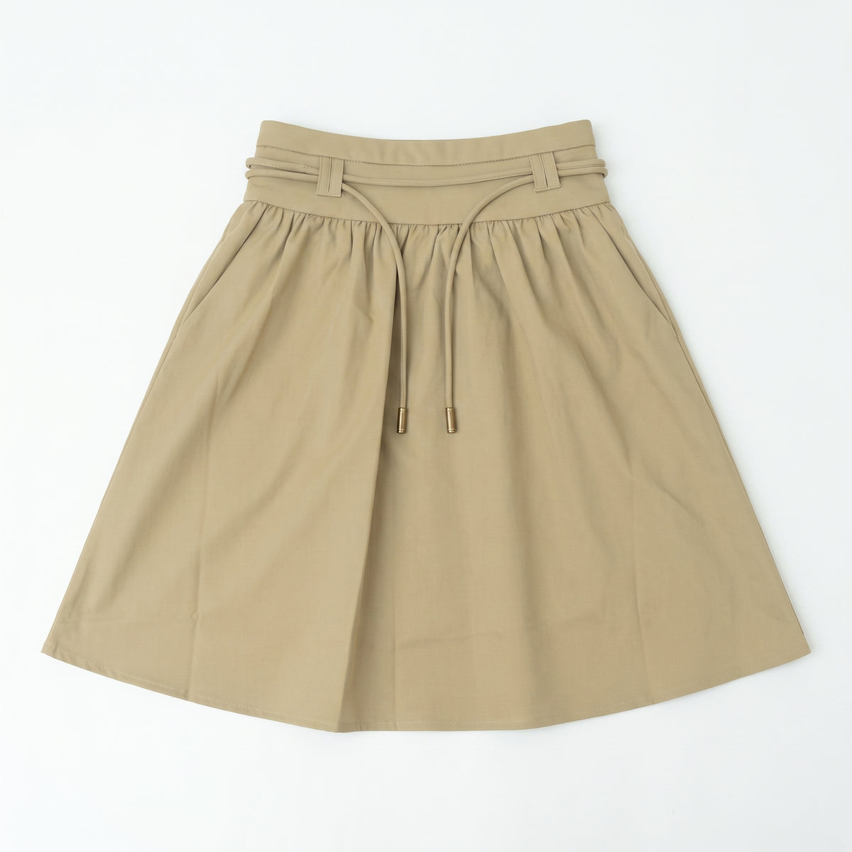 Tie-Front Skirt - Mocha