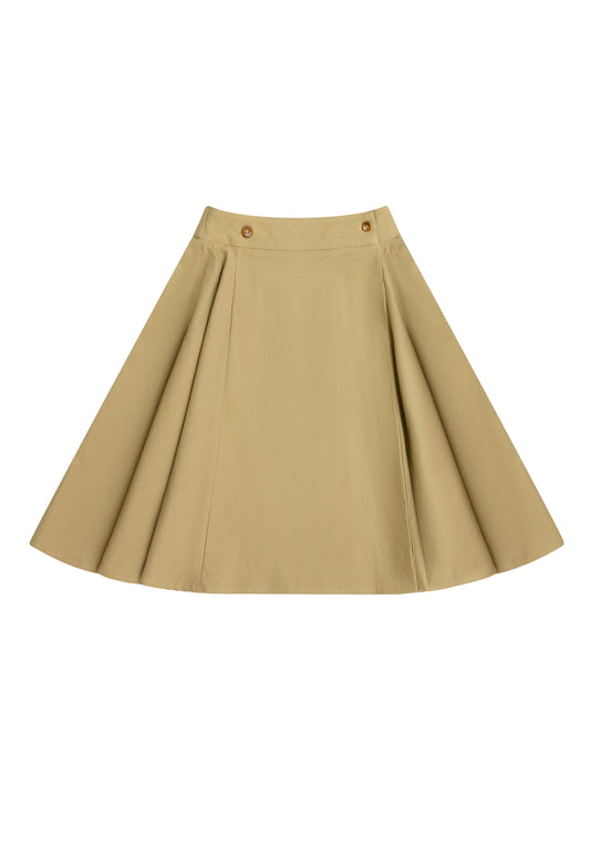 Flared Wrap Skirt