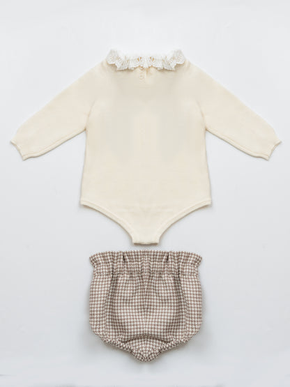 Pepita Set - Cream
