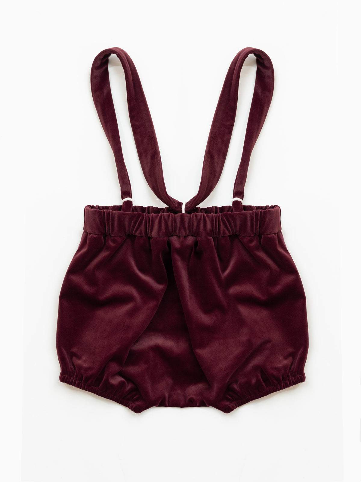 Velvet Romper Set - Burgundy