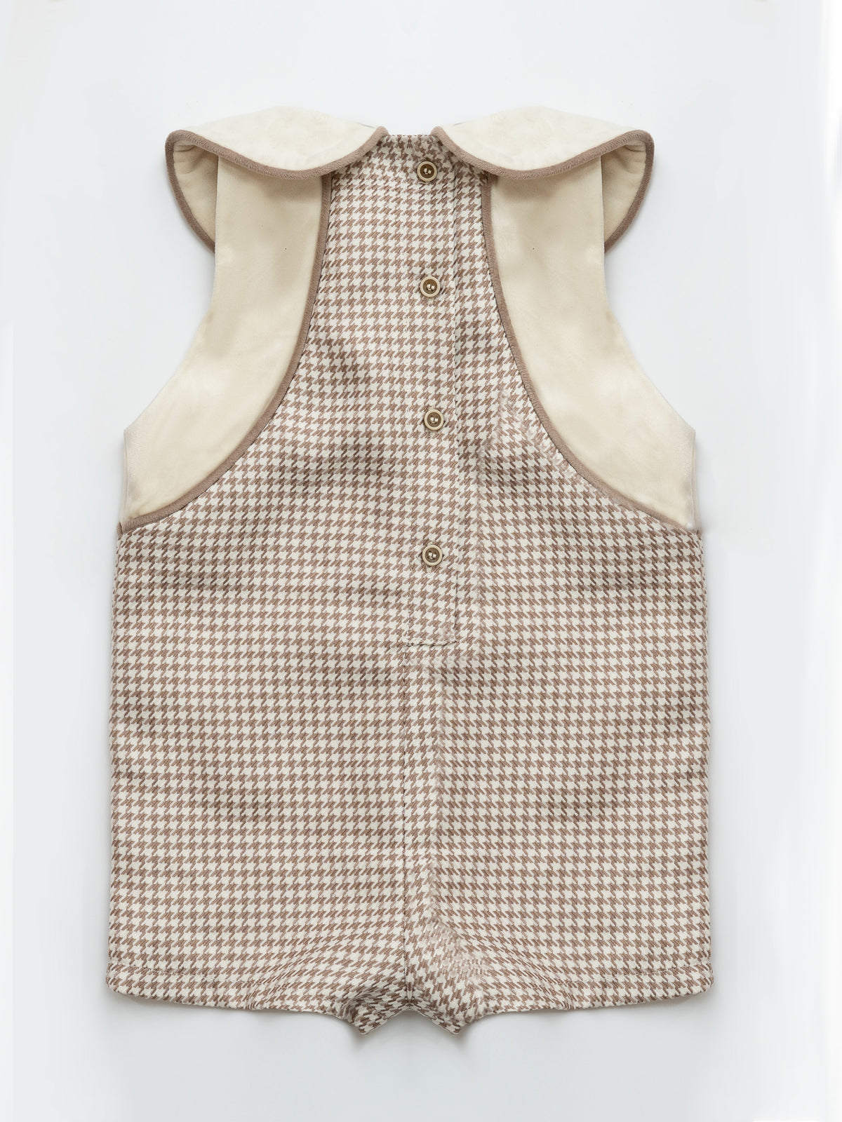 Pepita Romper - Mocha