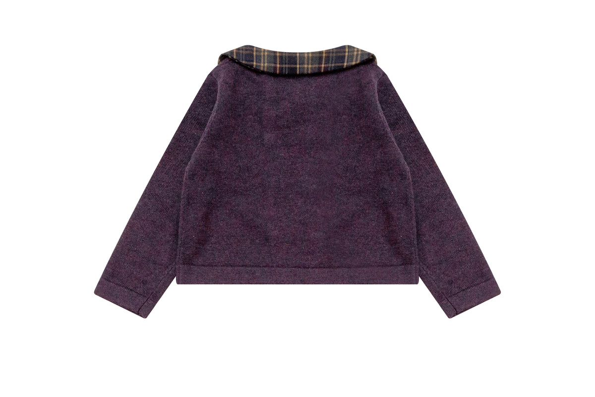Burberry Knit Set - Plum