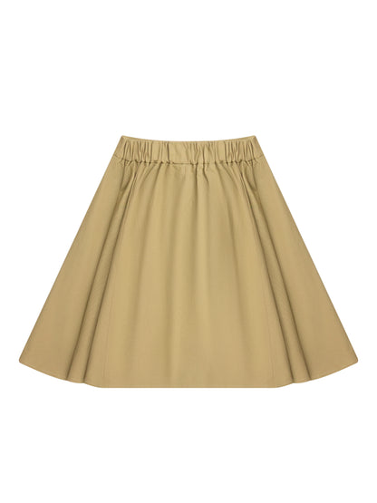 Flared Wrap Skirt