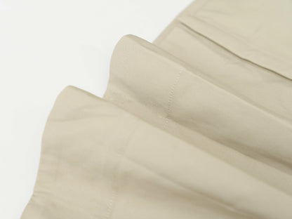 Cotton Cap-Sleeves Dress - Stone