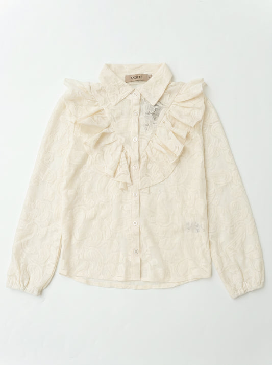 Lace Blouse - Cream