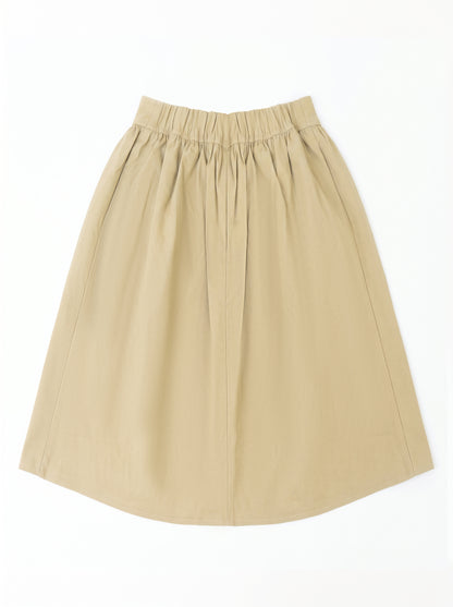 Lace-Up Skirt - Mocha