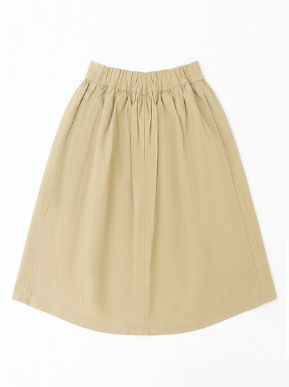 Lace-Up Skirt - Mocha