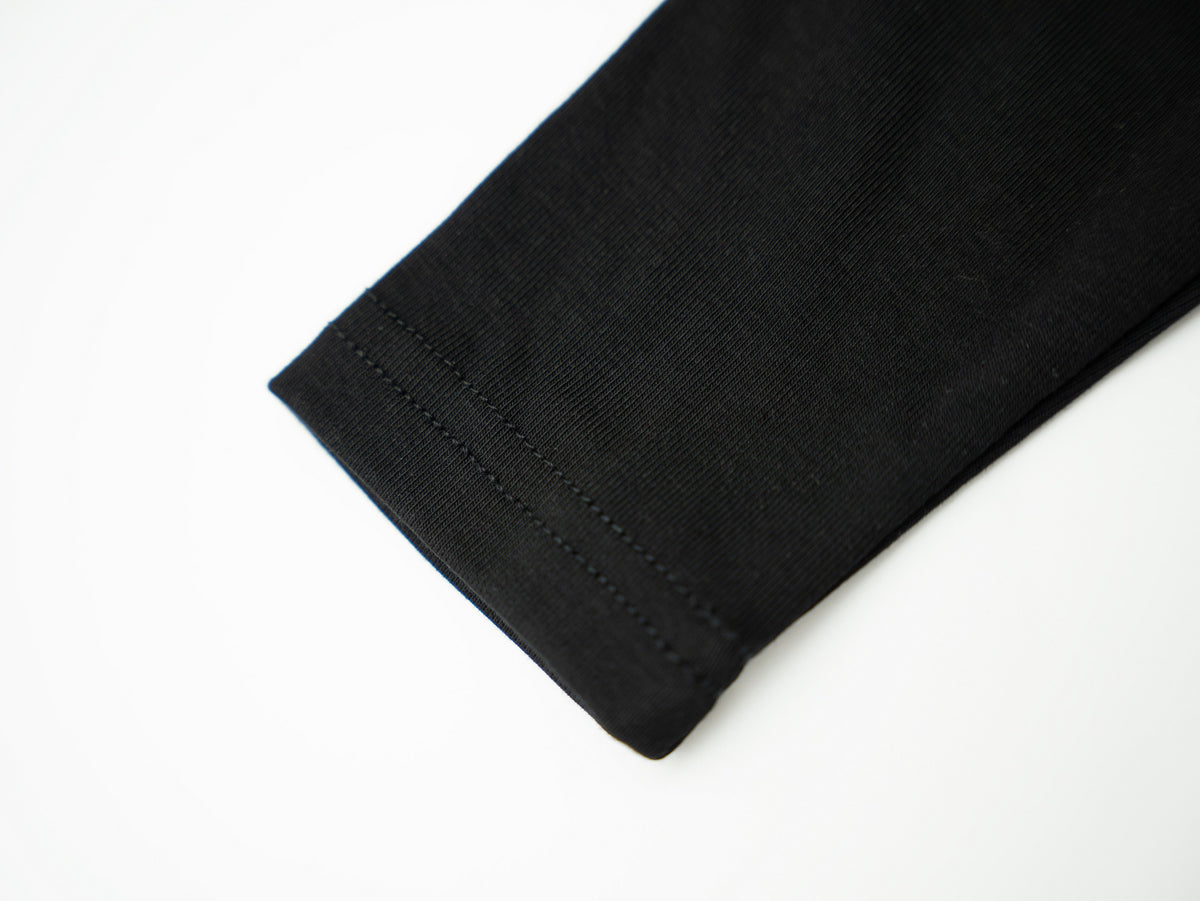 Embroidered Turtleneck - Black