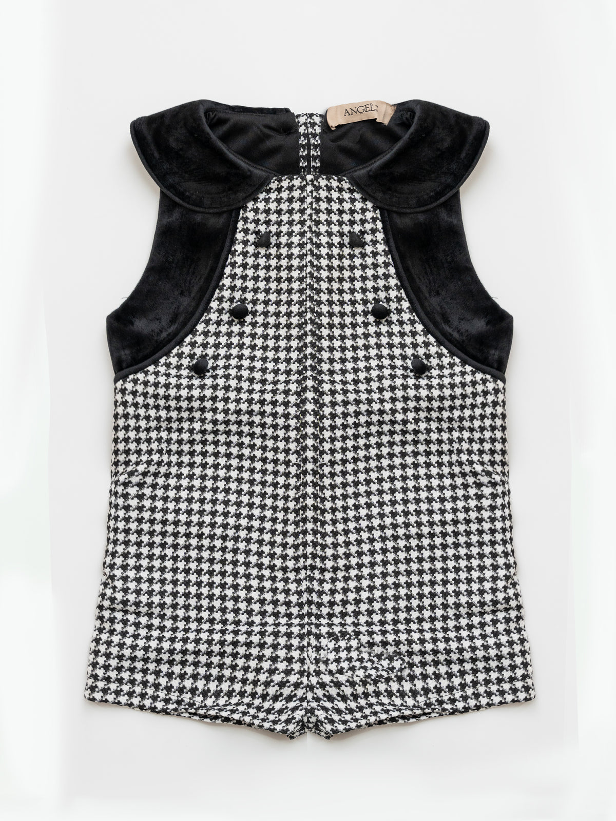 Pepita Romper - Black