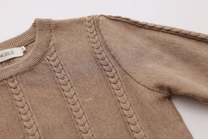 Small-Cable Knit - Mocha
