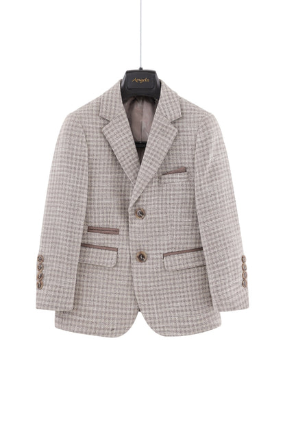 Pepita Jacket - Mocha