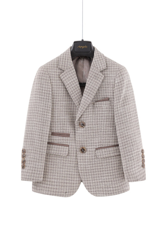 Pepita Jacket - Mocha