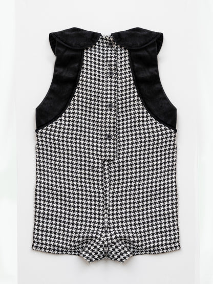 Pepita Romper - Black