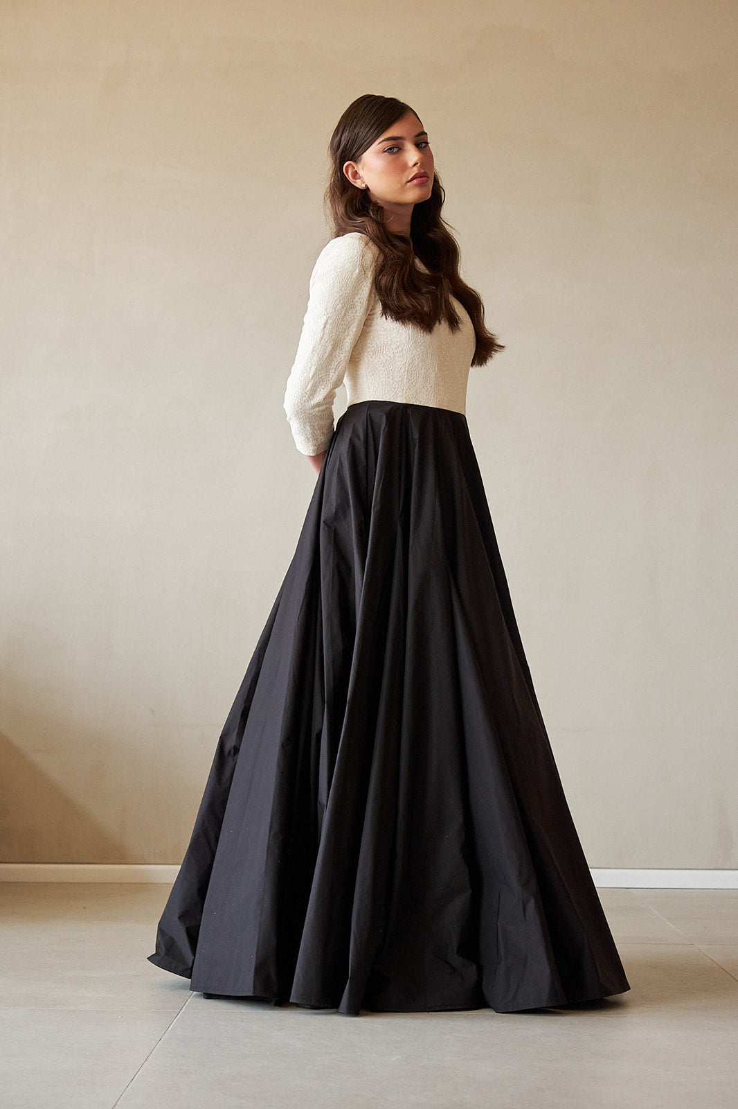 Taffeta Gown