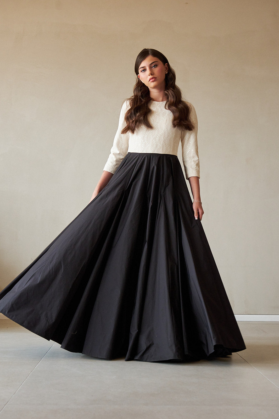 Taffeta Gown