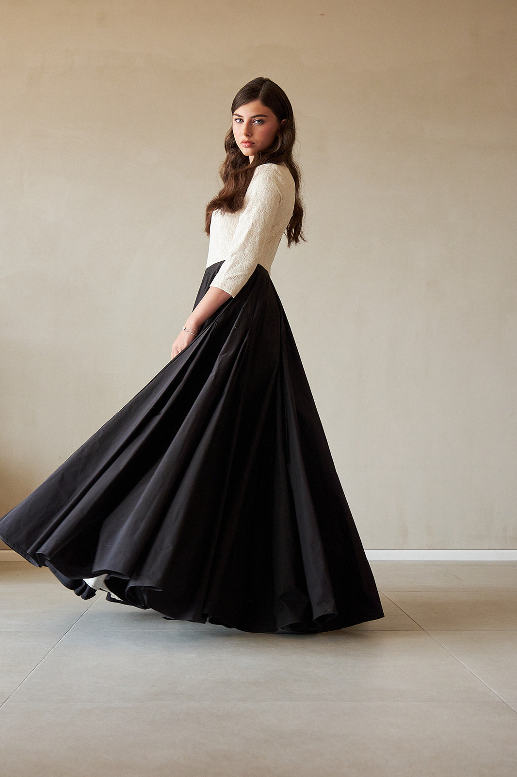 Taffeta Gown