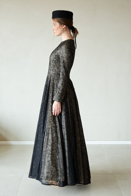 Lace Gown Black