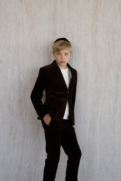 Velvet Jacket - Brown