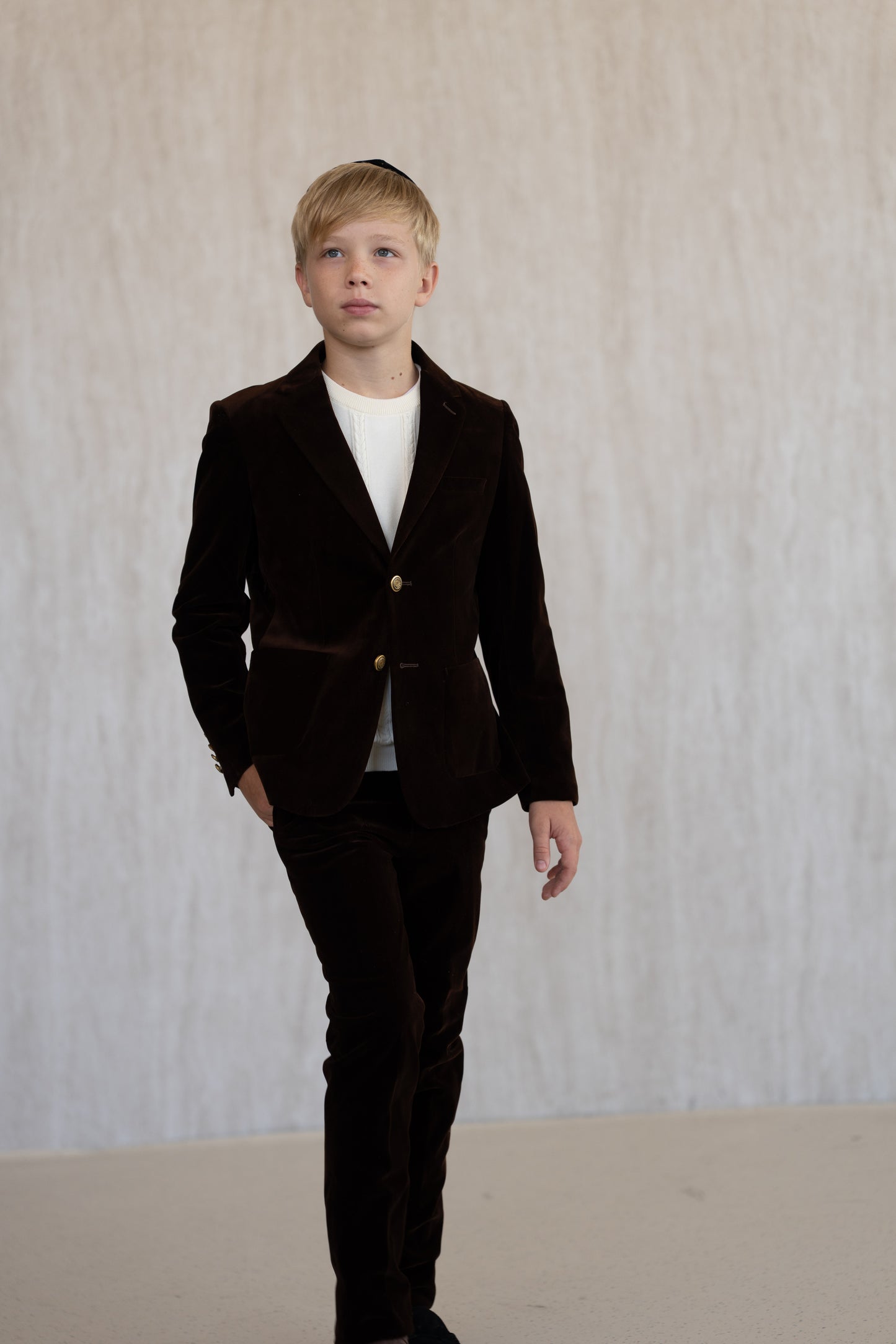 Velvet Jacket - Brown