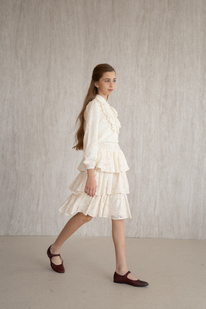 Lace Blouse - Cream