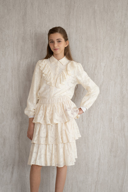 Lace Blouse - Cream