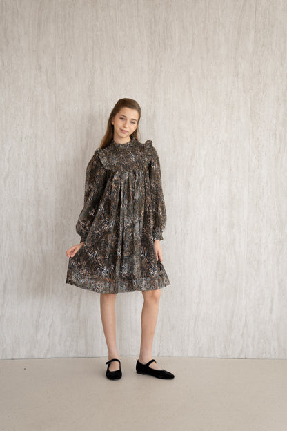 Mesh Dress - Leopard