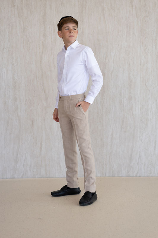 Pepita Trousers - Ivory