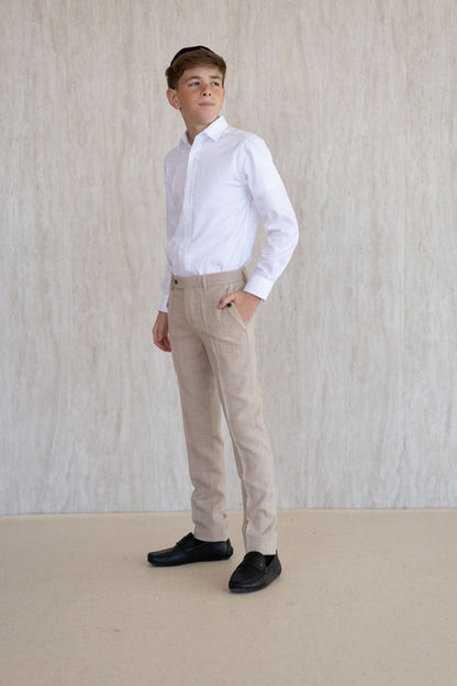 Pepita Trousers - Ivory