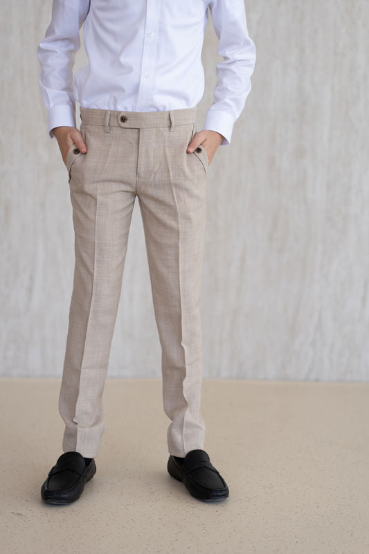 Pepita Trousers - Ivory