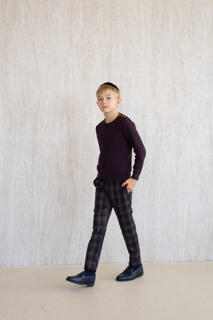 Burberry Trousers - Plum