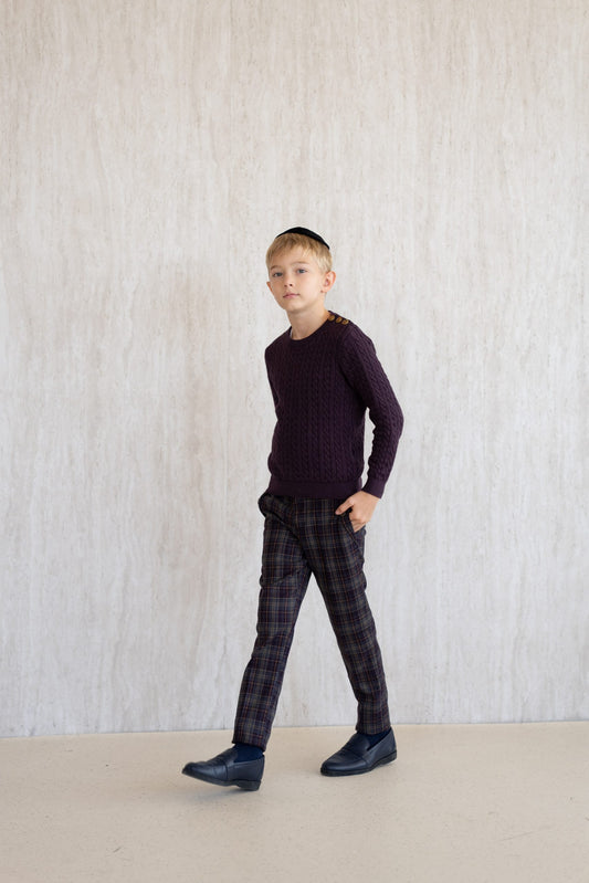 Burberry Trousers - Plum