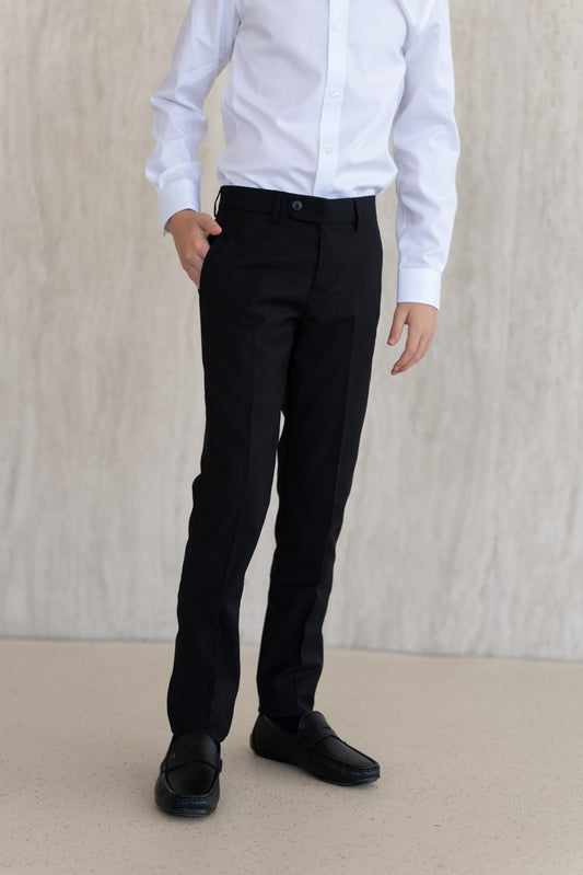 Classic Trousers Slim- Black