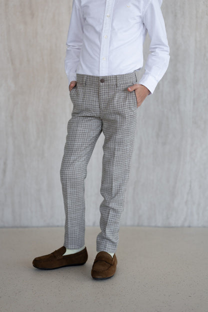 Pepita Trousers - Mocha
