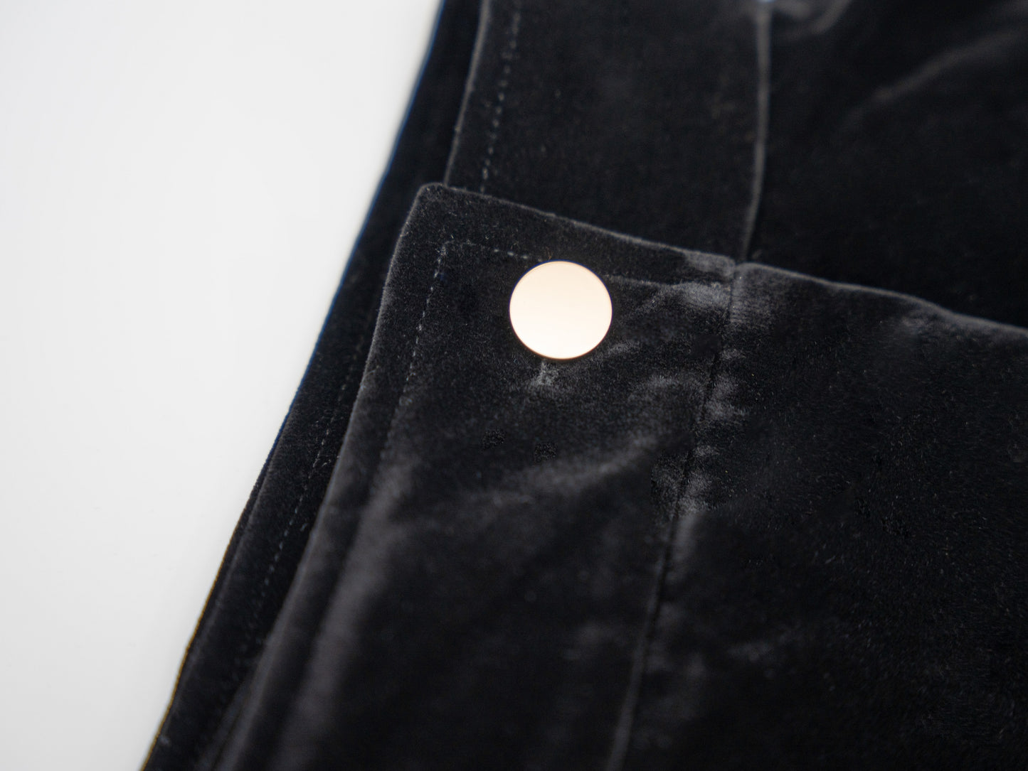 Velvet Wrap Skirt - Black
