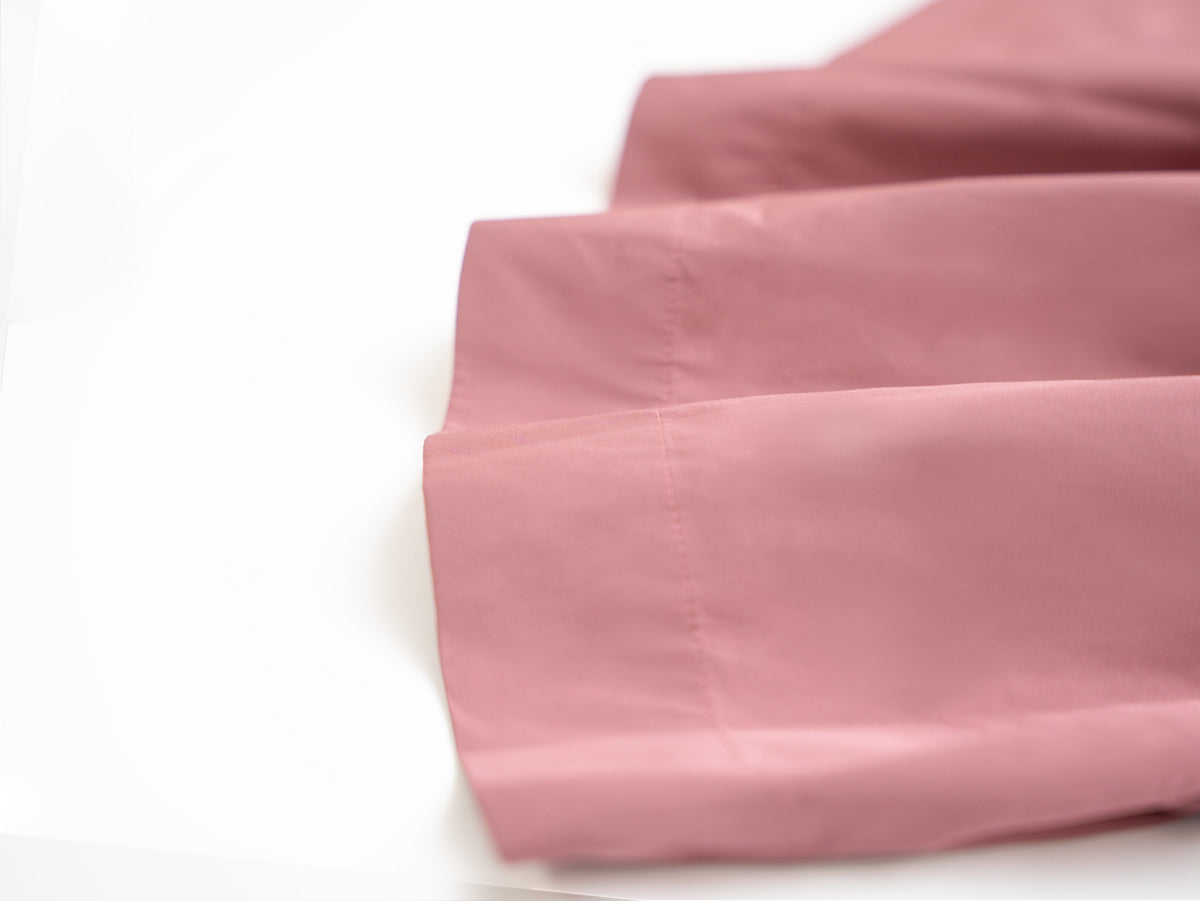 Pleated Flared Dress - Raspberry