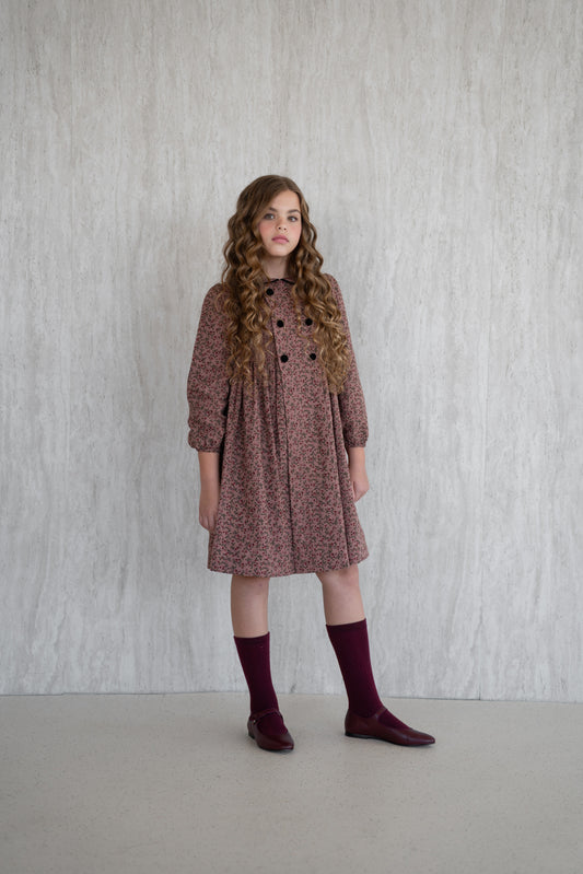 Peter Pan Dress - Floral