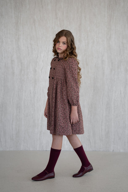 Peter Pan Dress - Floral
