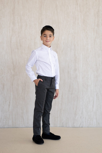 Herringbone Trouseres - Black