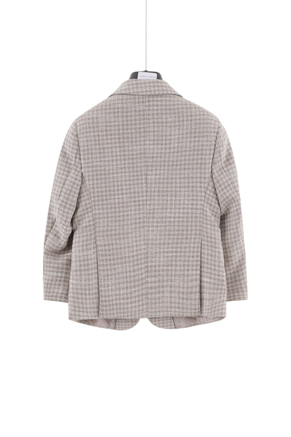Pepita Jacket - Mocha