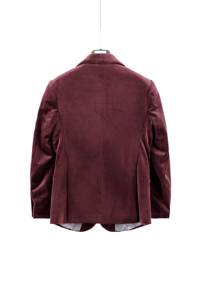 Velvet Jacket - Wine