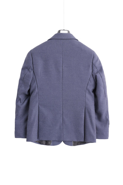 Honeycomb Textured Jacket - Navy