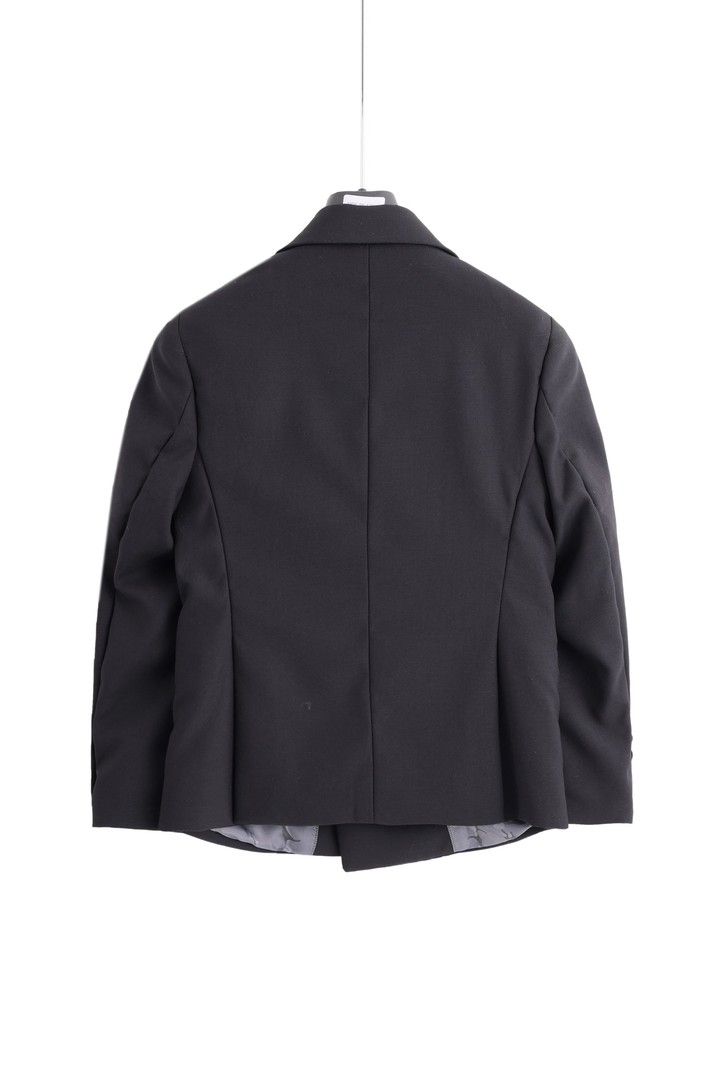 Double-Breasted Gold Buttons Jacket - Black